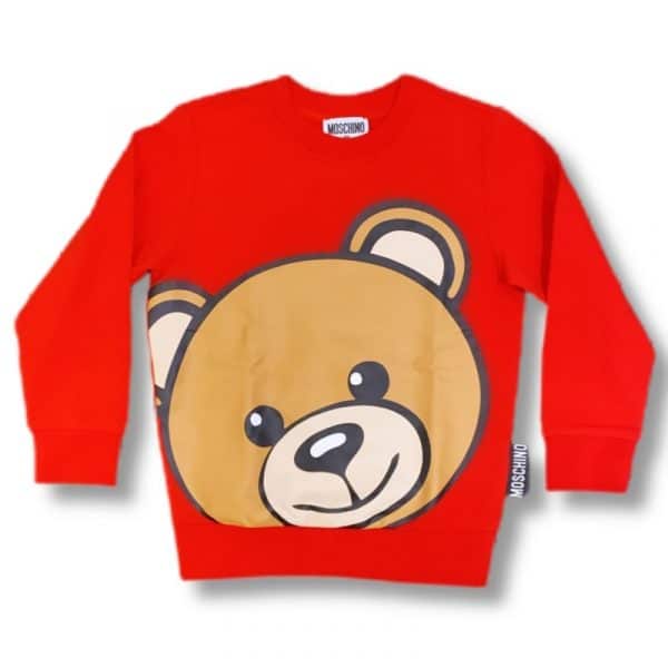 Moschino - Felpa red bimbi