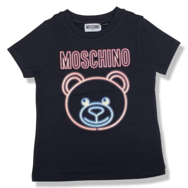 Moschino - T-shirt manica corta black bimba