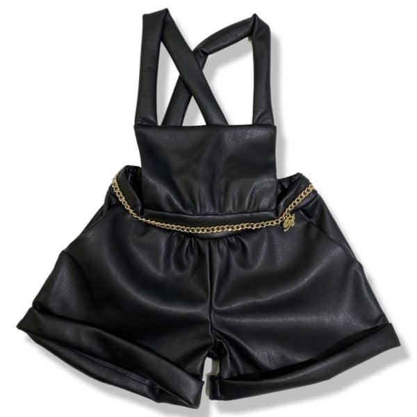 Miss Blumarine - Salopette per bambina nera bimba