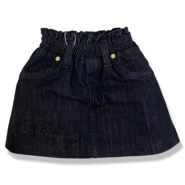 Miss Blumarine - Gonna in Jeans nera bimba