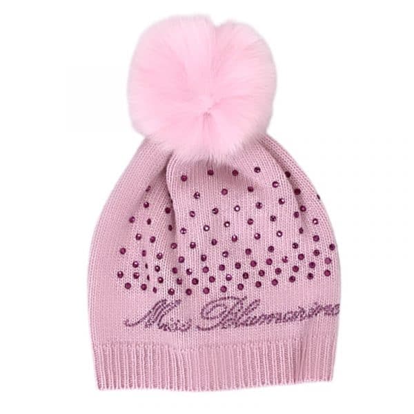 Miss Blumarine - Cappello bambina rosa per neonata