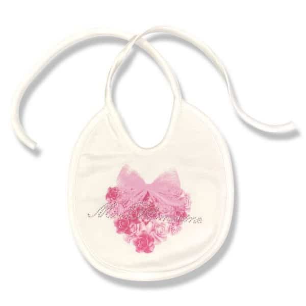 Miss Blumarine - Bavetta per neonata panna per neonata