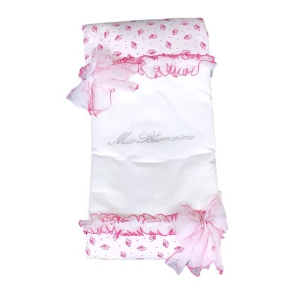Miss Blumarine - copertina per neonata white per neonata