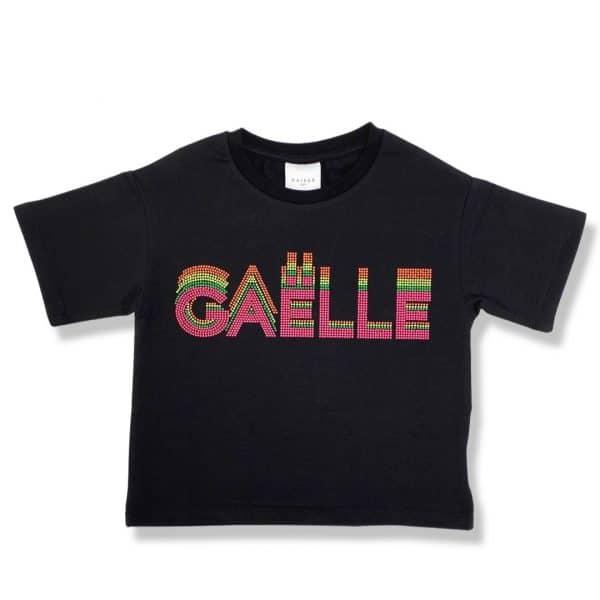 Gaelle - T-shirt manica corta black da bimba