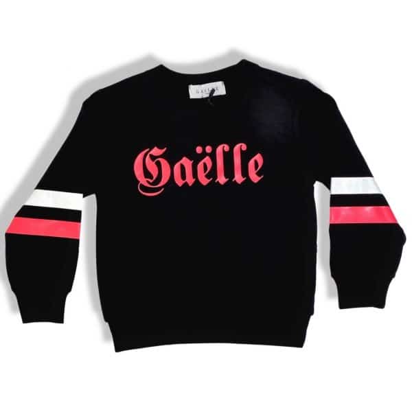 Gaelle- Felpa manica lunga black da bimba