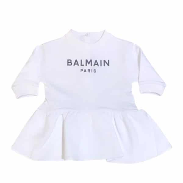 Balmain - Abito per bambina - Bianco