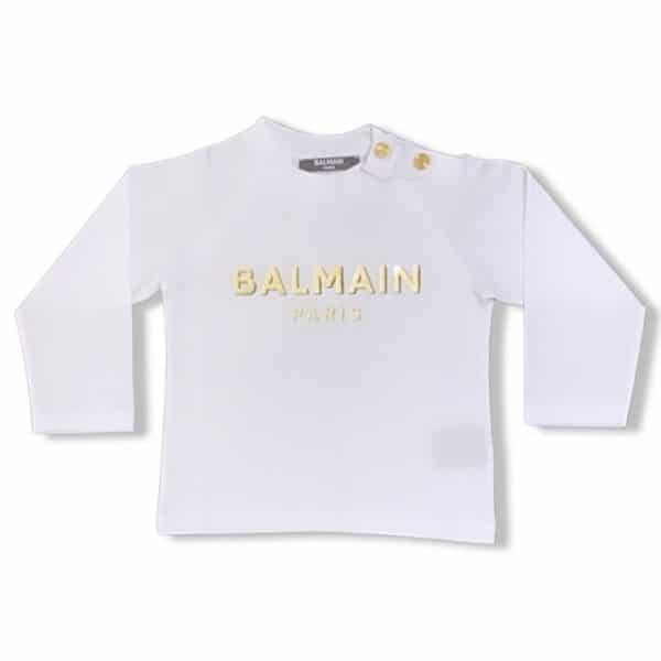 Balmain - T-shirt per bimba - White