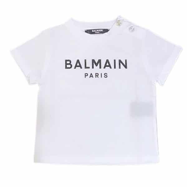 Balmain - T-shirt per bambina - bianca