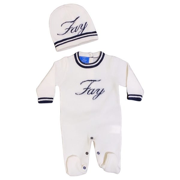Fay - Tutina con cappello - Milk