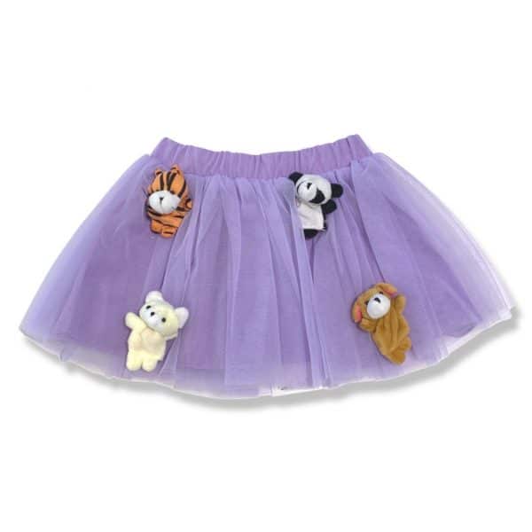 Miss Grant - Gonna in tulle bimba - Lilla