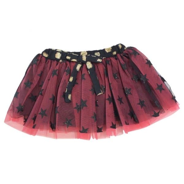 Miss Grant - Gonna in tulle bimba - fucsia nera