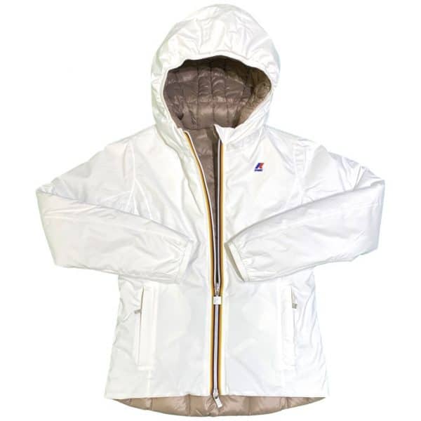 K-way - Giubbino double - Bianco beige
