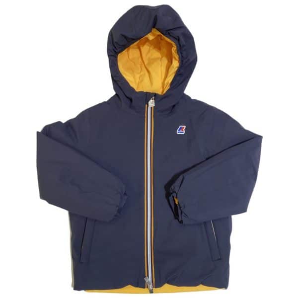 K-way - Giubbino reversibile bimbi - Blu Giallo