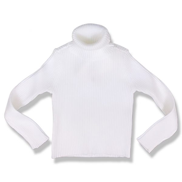 Twinset - Maglia dolcevita bimba - White