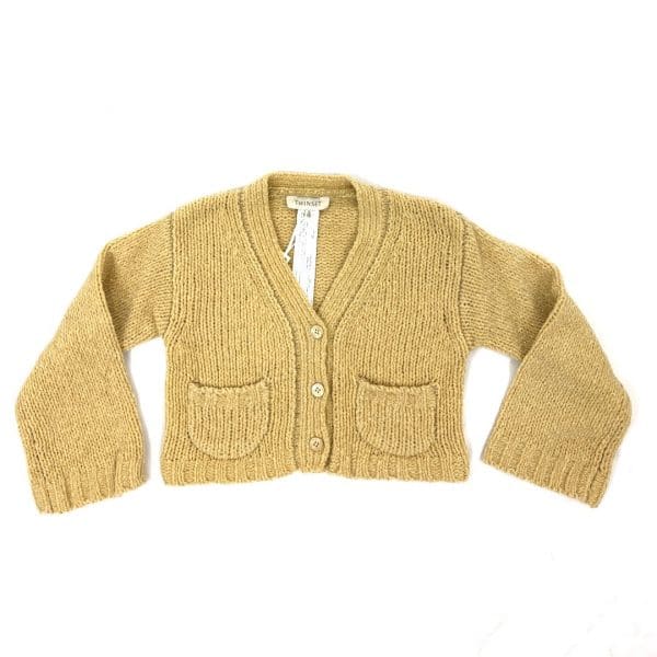 Twinset - Cardigan bimba - Oro
