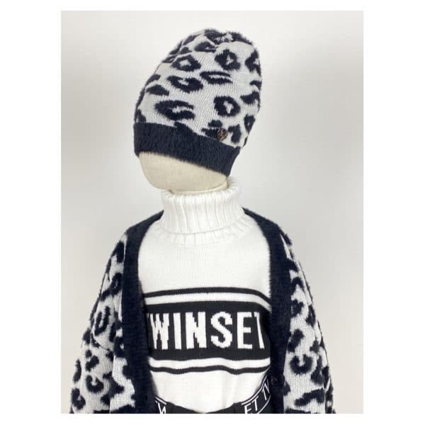 Twinset - Cappello bimba - Black white