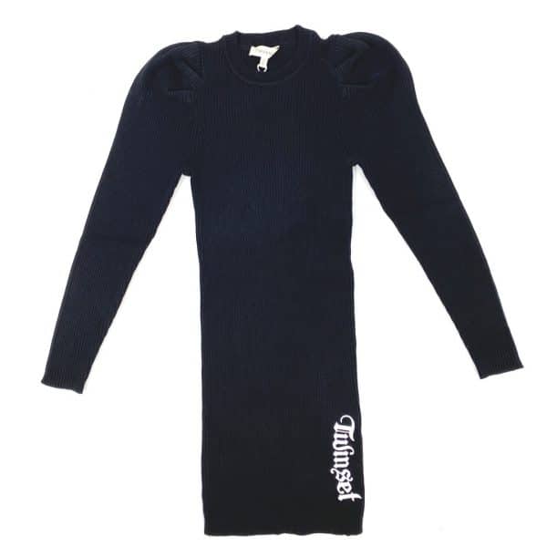 Twinset - Abito in maglia bimba - Black