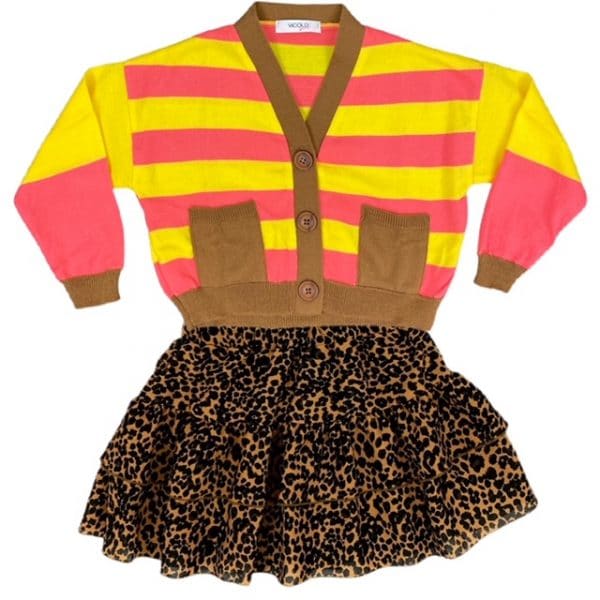 Vicolo - Cardigan bimba - Camelia cammello giallo