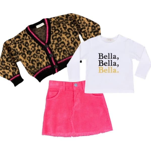 Vicolo - T-shirt manica lunga bimba - White