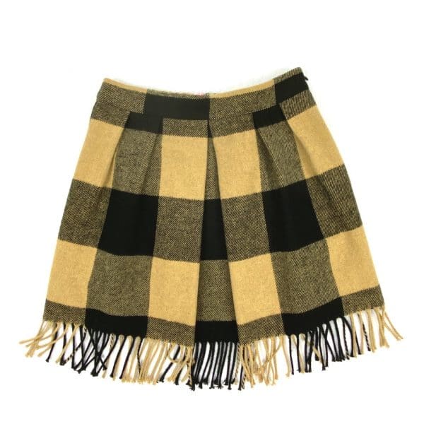 Vicolo - Gonna a quadri bimba - Black beige