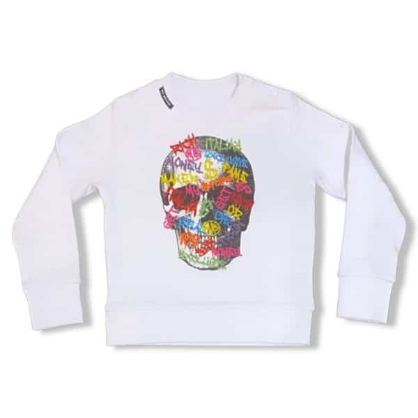 My Brand - Felpa per ragazzi - White
