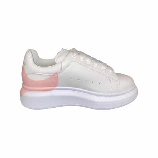 Alexander McQueen - Sneaker bambina - Bianca Rosa