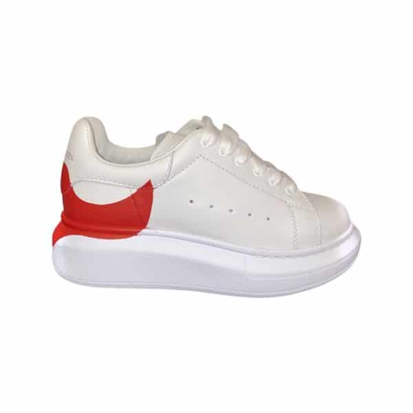 Alexander McQueen - Sneaker bambini - Bianca rossa