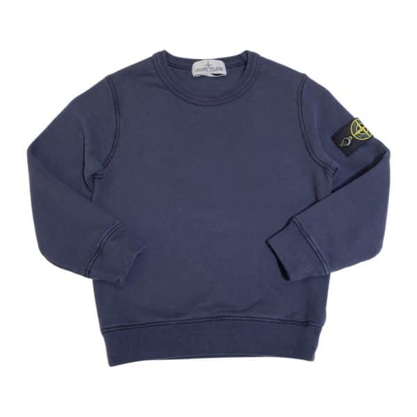 Stone Island - Felpa bimbi - Blu