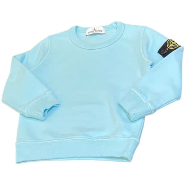 Stone Island - Felpa bimbi - Cielo