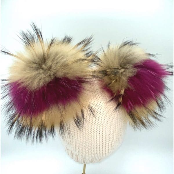 Catya - Cappello due pon pon - Panna