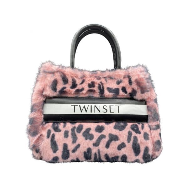 Twinset - Borsa ecopelliccia bimba - Maculato