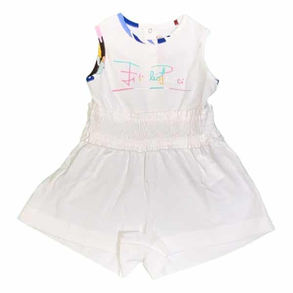 Emilio Pucci - Pagliaccetto neonata - White