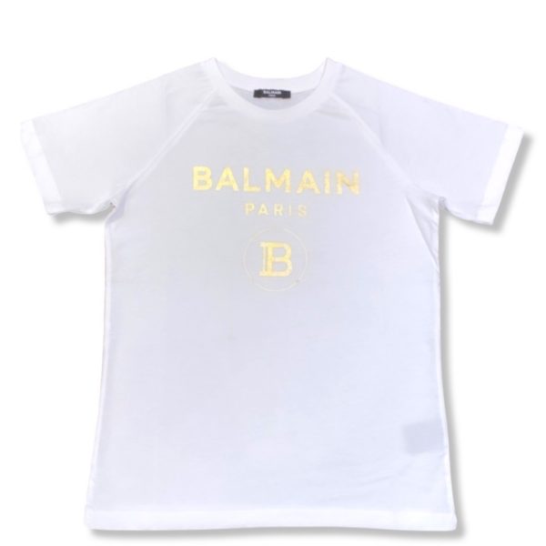 Balmain - T-shirt bambini - Bianca