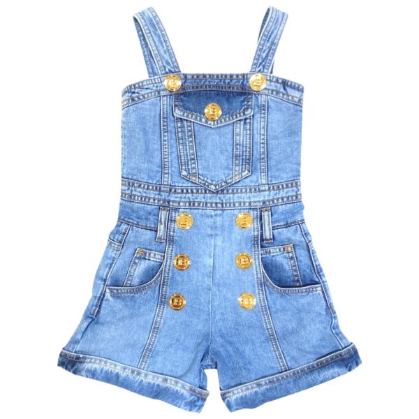Balmain - Salopette bambina - Jeans