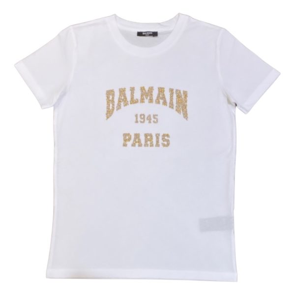 Balmain - T-shirt bambini - Bianca