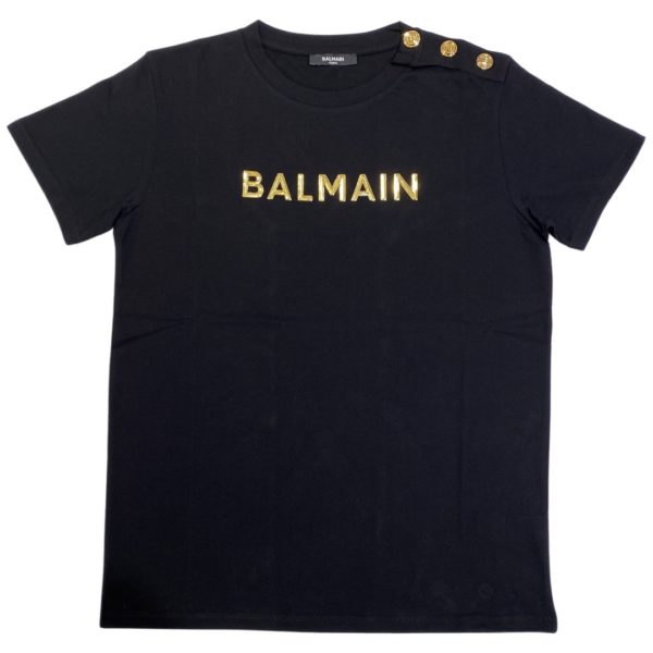 Balmain - T-shirt bambina - Nera