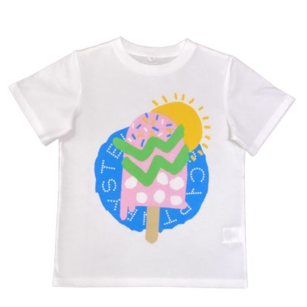 Stella McCartney - T-shirt gelato - Bianco
