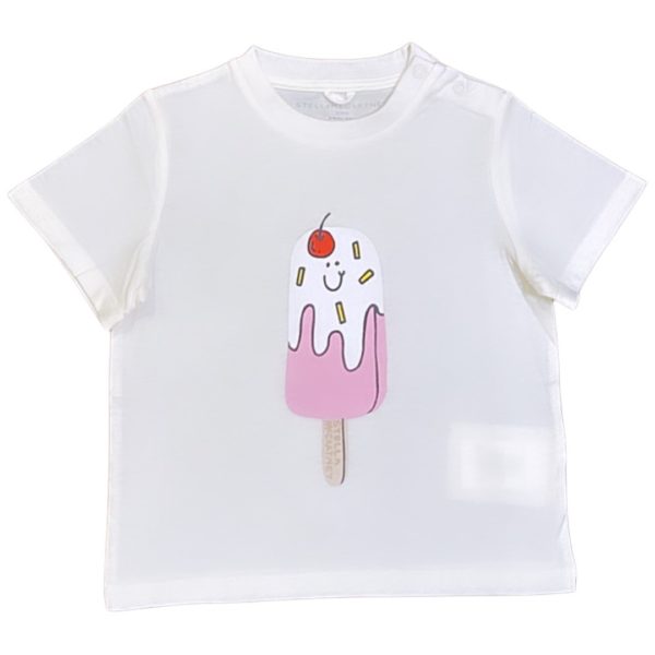 Stella McCartney - T-shirt bimba - Bianca