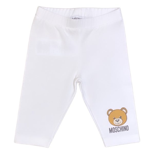 Moschino - Leggins per neonata - Bianco