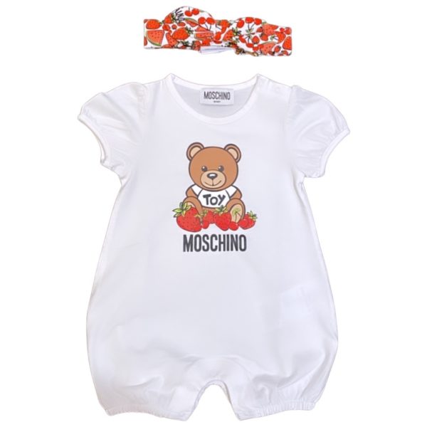 Moschino - Pagliaccetto Fascia - Bianco