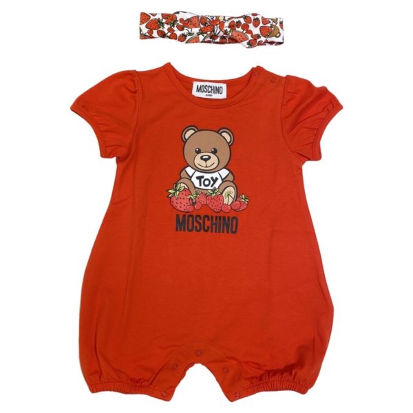 Moschino Pagliaccetto Fascia - Rosso