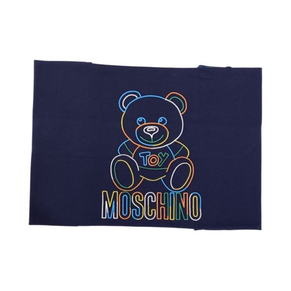 Moschino - Coperta con orsetto - Blu