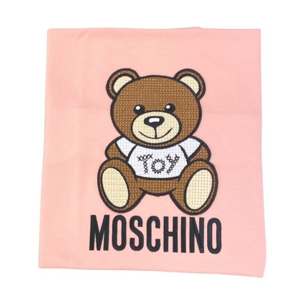 Moschino - Coperta con orsetto - Rosa