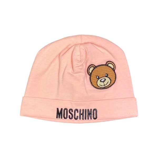 Moschino - Cappello con orsetto - Rosa