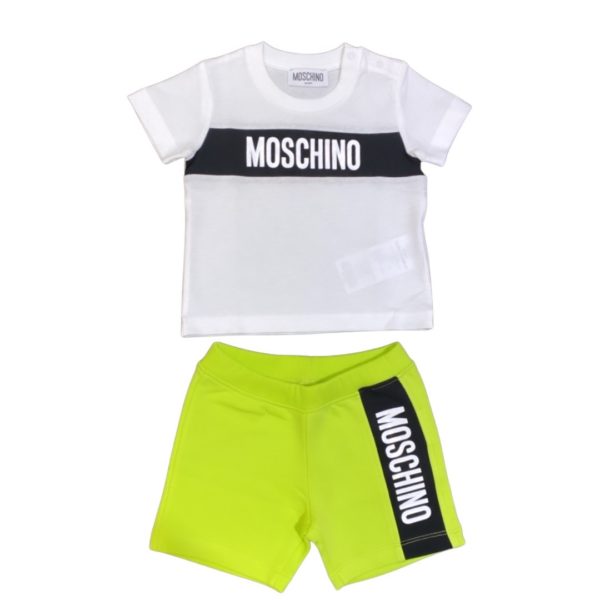Moschino - Completo bambino - Bianco Verde