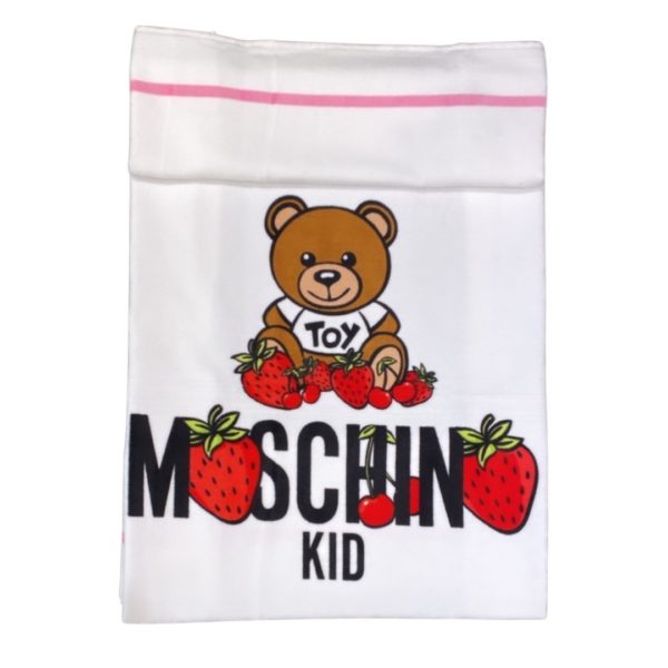 Moschino - Telo mare bimba - Bianco