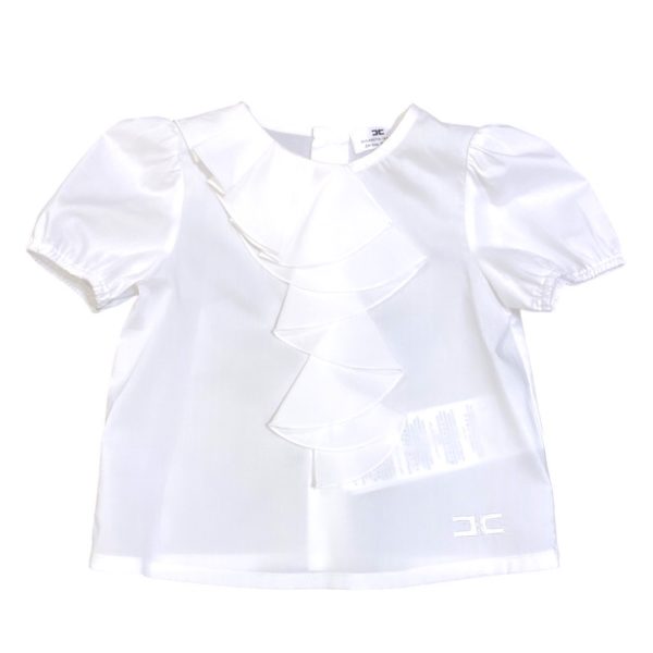 Elisabetta Franchi - Camicia bimba - Bianca