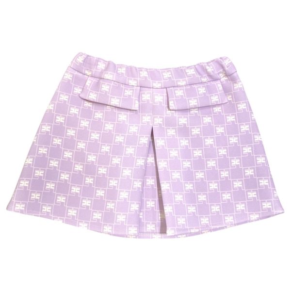 Elisabetta Franchi - Gonna bimba - Glicine Bianco