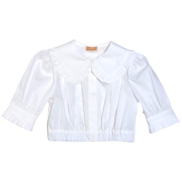 Elisabetta Franchi - Camicia bimba - Bianca