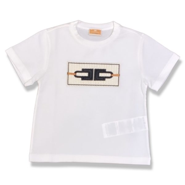 Elisabetta Franchi - T-shirt bambina - Bianca
